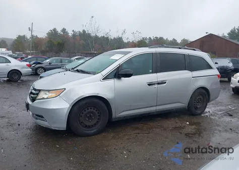 2015 Honda Odyssey Lx из США, поврежденный, VIN 5FNRL5H25FB087275